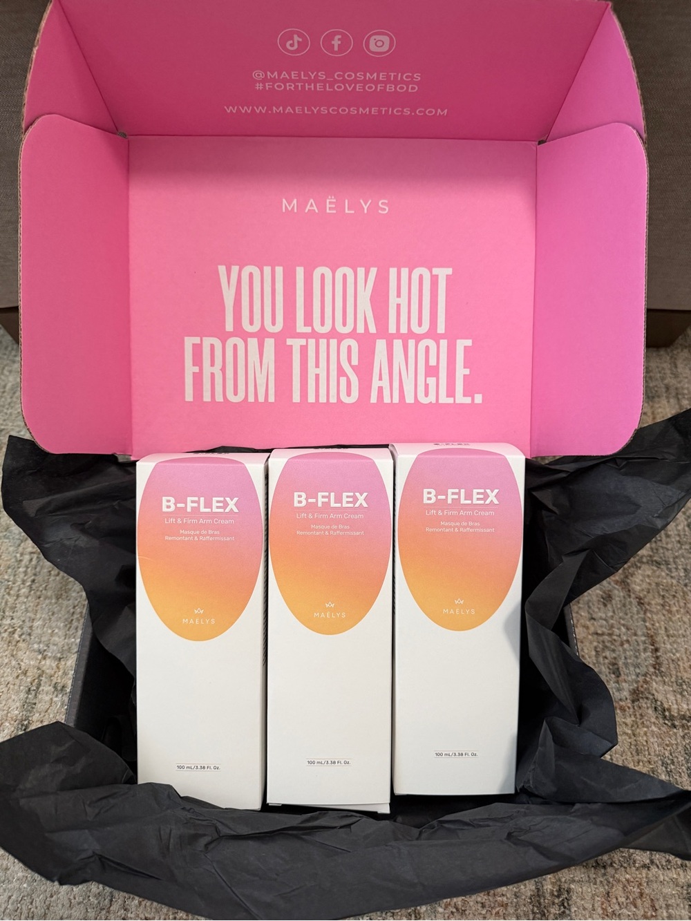 🔥 💪🏽MAËLYS B-FLEX Lift & Firm Arm Cream
with Red Algae + Kangaroo Flower NWT